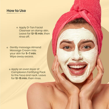 Ozone Xpress Facial Kit For Men & Women | Ideal For All Skin Types Glowing Skin, Bright & Radiant Complexion | Enriched With Almonds, Neem & Aloe Vera | Sulphates & Paraben Free,1 Count